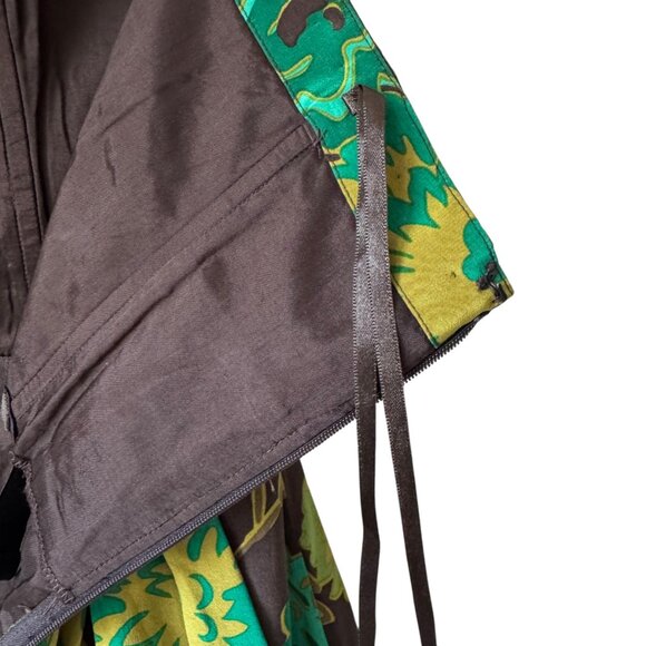 Plenty by Tracy Reese Silk Floral Strapless Dress Size 6 Bubble Hem Empire Waist - Picture 9 of 16